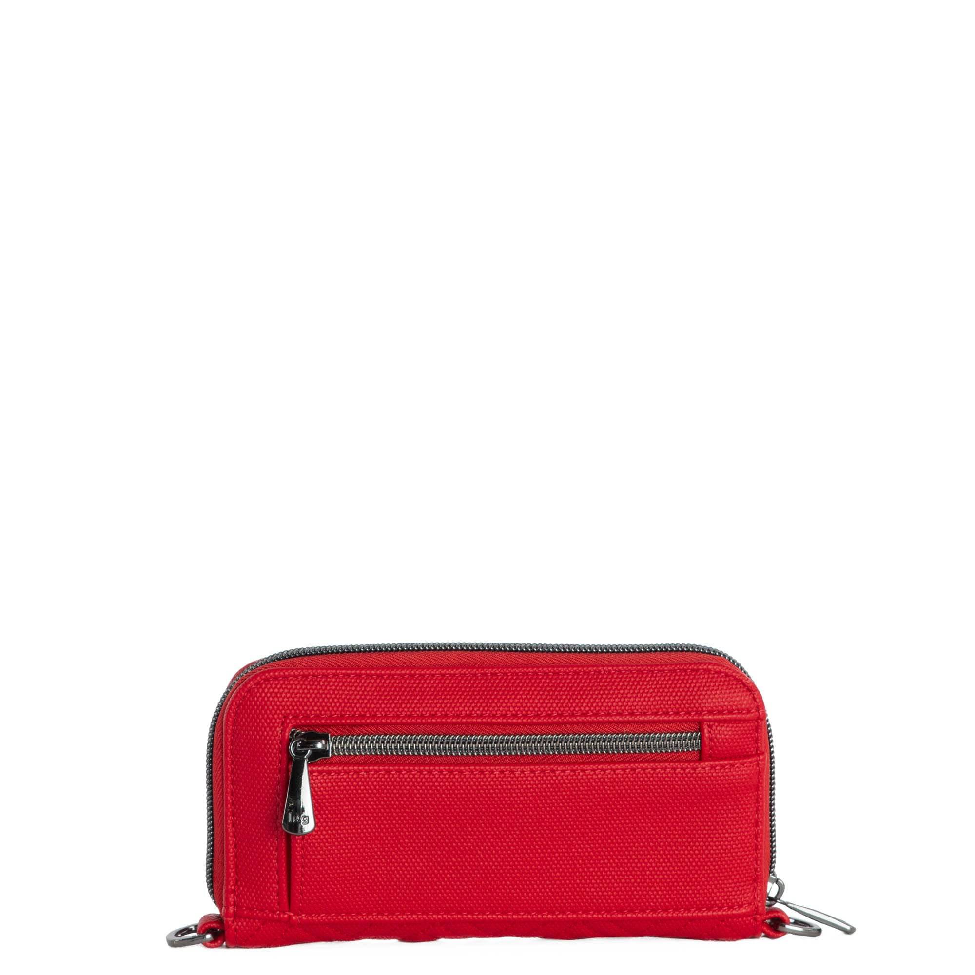 Whirly Matte Luxe VL RFID Wristlet Wallet - RUBY RED - WhirlyML_RubyRed_04